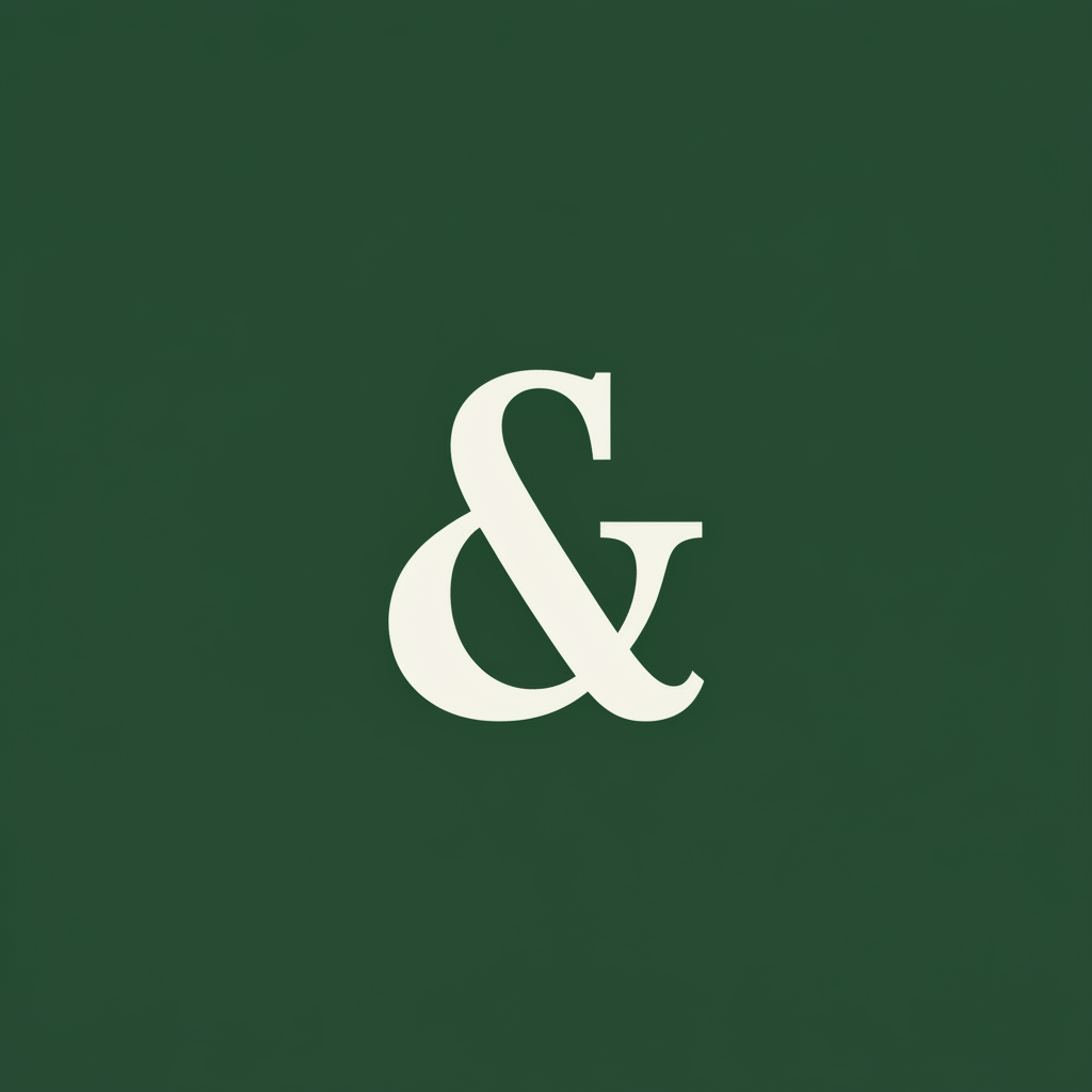 Capital & Taste ampersand logo — editorial luxury brand mark.